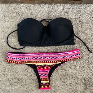 Brazilian bikini with reversible bottom ☀️